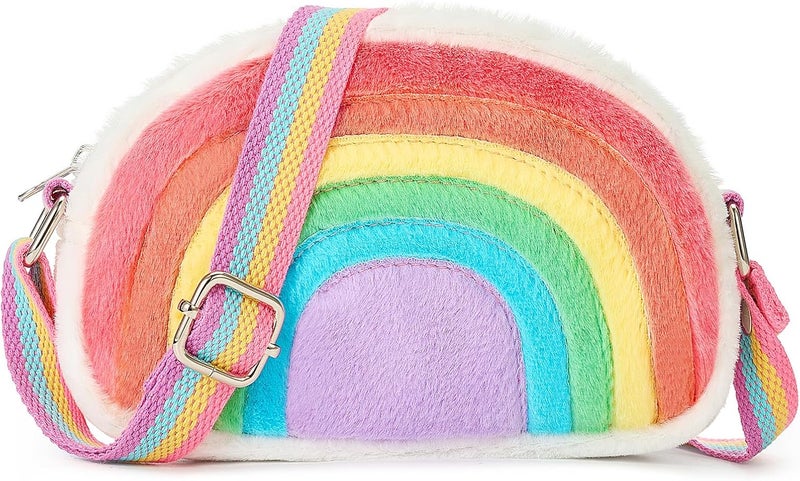 cotmcor Store Toddler Purse Valentines Gifts for Kids: 2 3 4 5 6 7 8 Year Old Girl Birthday Gift, Toys for Ages 2-4 Rainbow Crossbody Bag - Image 1